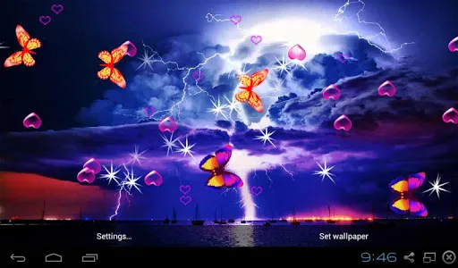 Lightning Live Wallpapers screenshot 6