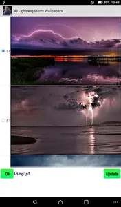 Lightning Live Wallpapers screenshot 8