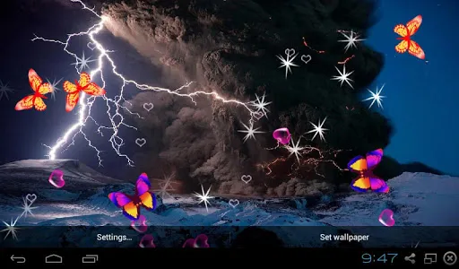 Lightning Live Wallpapers screenshot 9