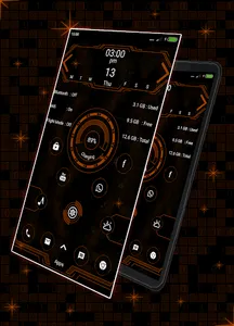 Hi-tech snappy launcher -theme screenshot 3
