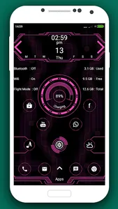 Hi-tech snappy launcher -theme screenshot 7