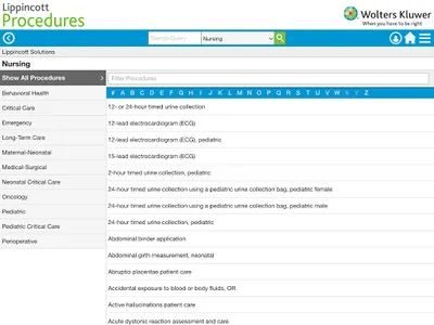 Lippincott Procedures screenshot 11