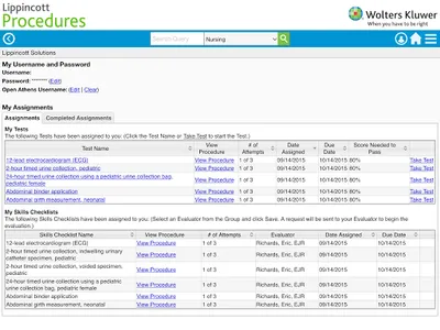 Lippincott Procedures screenshot 12