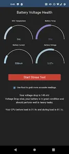 Battery Voltage Health screenshot 2