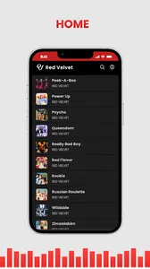 Red Velvet Lyrics & Song screenshot 1