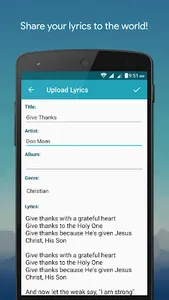 Lyrics Library screenshot 4