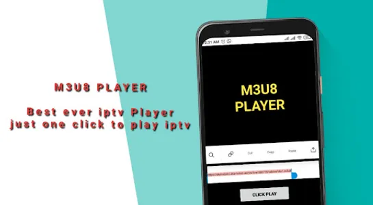 M3u8 players - IPTV PLAYER screenshot 1
