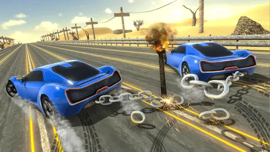 Chained Cars Impossible Stunts screenshot 4