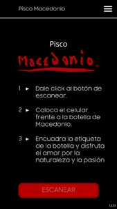Pisco Macedonio screenshot 2