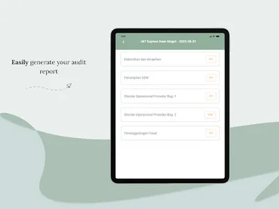 Forde - Audit screenshot 11