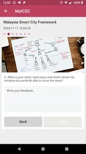 MyICSC - Smart City Survey screenshot 4