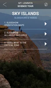 Mt. Lemmon Science Tour screenshot 2