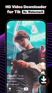 HD Tik Downloader No Watermark screenshot 1