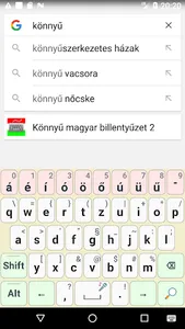 Könnyű magyar billentyűzet Mo screenshot 0