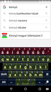 Könnyű magyar billentyűzet Mo screenshot 1