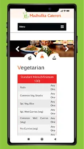 Madhulika Caterers screenshot 2