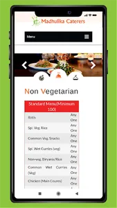 Madhulika Caterers screenshot 3