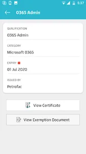 Maersk Training TMS screenshot 5