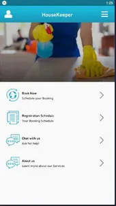 هاوس كيبر - خدمه تنظيف المنازل screenshot 0