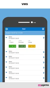VMS screenshot 1