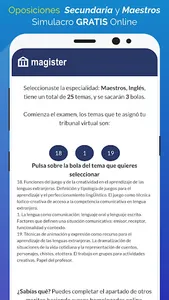 Simulacro Oposiciones Maestros screenshot 3
