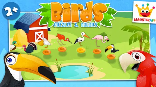 Birds - Kids Coloring Puzzle screenshot 12