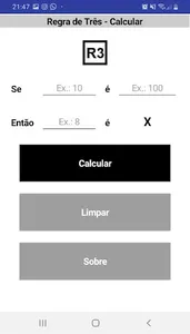 Regra de Três screenshot 0