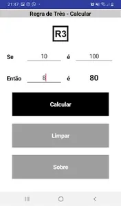 Regra de Três screenshot 1