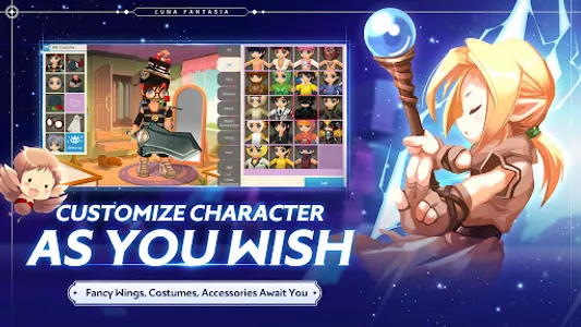 Luna Fantasia: War of Blueland screenshot 2