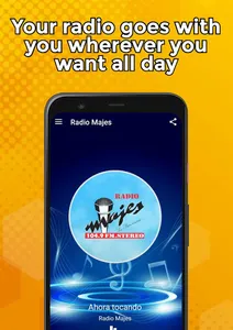 Radio Majes: internet radio screenshot 2