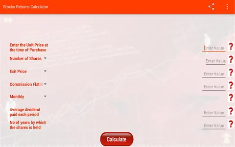 Stocks Returns Calculator screenshot 4