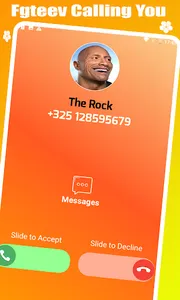 Dwayne Johnson Rock fake call screenshot 4
