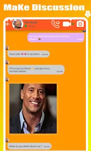 Dwayne Johnson Rock fake call screenshot 5