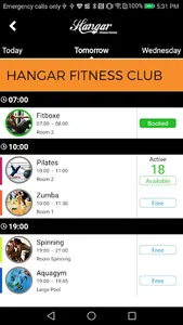 Hangar Fitness Center En screenshot 1