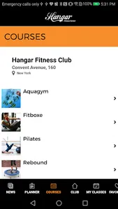 Hangar Fitness Center En screenshot 2