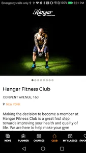 Hangar Fitness Center En screenshot 4