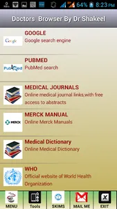 Doctors  Browser screenshot 1