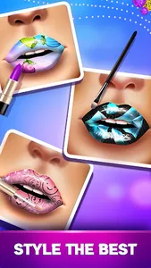 DIY Lip Art: Lipstick Games screenshot 3