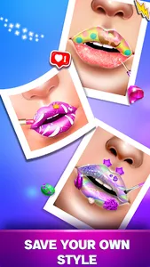 DIY Lip Art: Lipstick Games screenshot 9