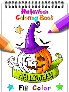 Halloween Coloring Page Games screenshot 11