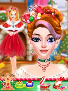 Christmas DressUp & Makeup Sal screenshot 12