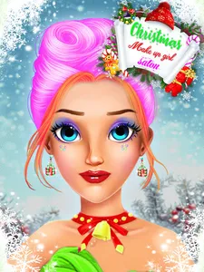 Christmas Princess Makeup Game screenshot 1