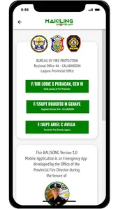 Makiling Disaster App screenshot 1