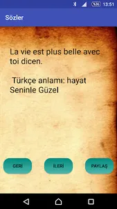 French love words screenshot 0