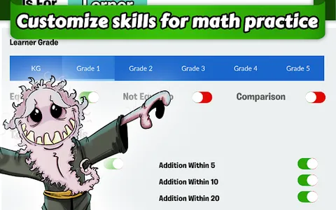 Monster Math: Fun School Games screenshot 7