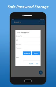 Secure Password Manager App:   screenshot 1