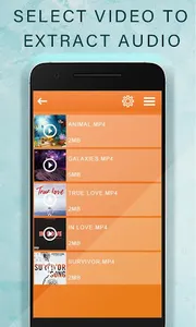 Video to Audio Music: Video to screenshot 3