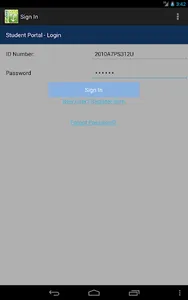 Student Portal screenshot 1