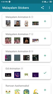 Malayalam Stickers 2021: Anima screenshot 1