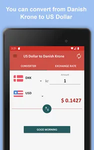 US Dollar to Danish Krone screenshot 12